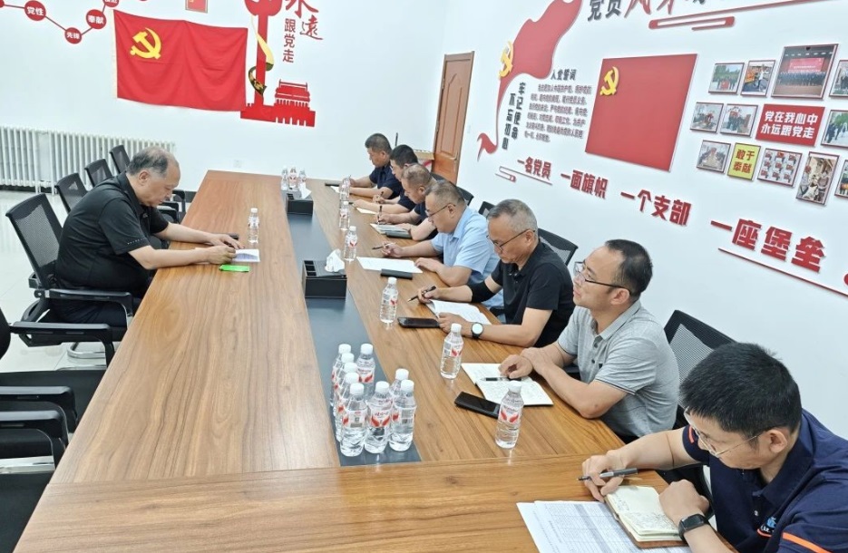 水务集团党委书记、董事长孙明到城市环境建设集团开展调研工作